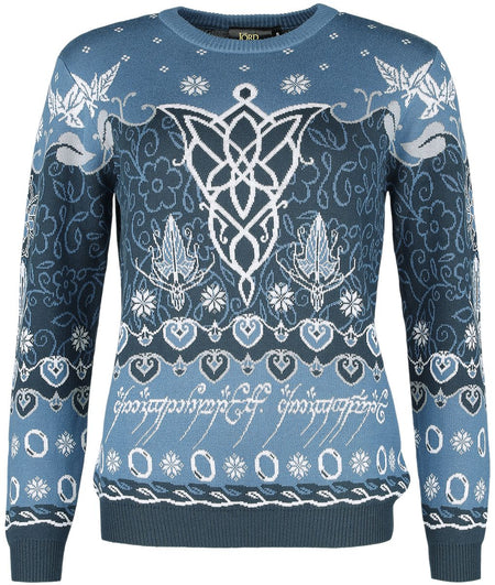 Pull de Noël  de Le Seigneur Des Anneaux - Evenstar - S à XXL - pour Femme - multicolore - Le Seigneur Des Anneaux