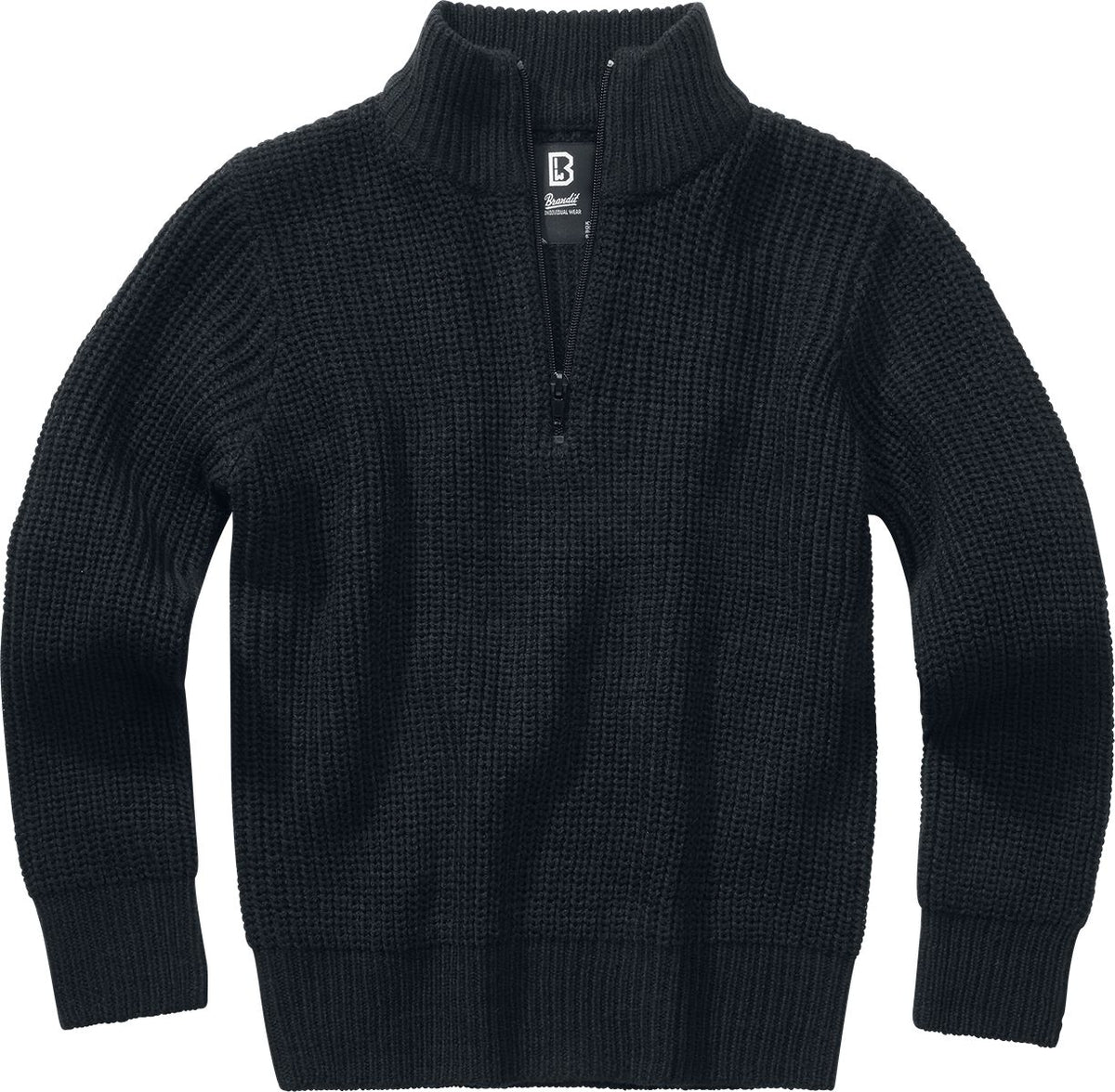Sweat-Shirt  de Brandit - Pull Enfant Bleu Marine - 122/128 à 170/176 - pour garçons - noir - Brandit