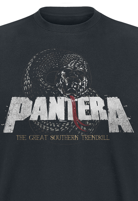 T-Shirt Manches courtes  de Pantera - Trendkill Snake - S à 3XL - pour Homme - noir - Pantera - View 2