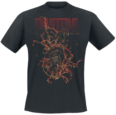 T-Shirt Manches courtes  de Pantera - Whiskey Snake - XL à 3XL - pour Homme - noir - Pantera
