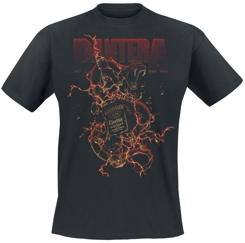 T-Shirt Manches courtes  de Pantera - Whiskey Snake - XL à 3XL - pour Homme - noir - Pantera