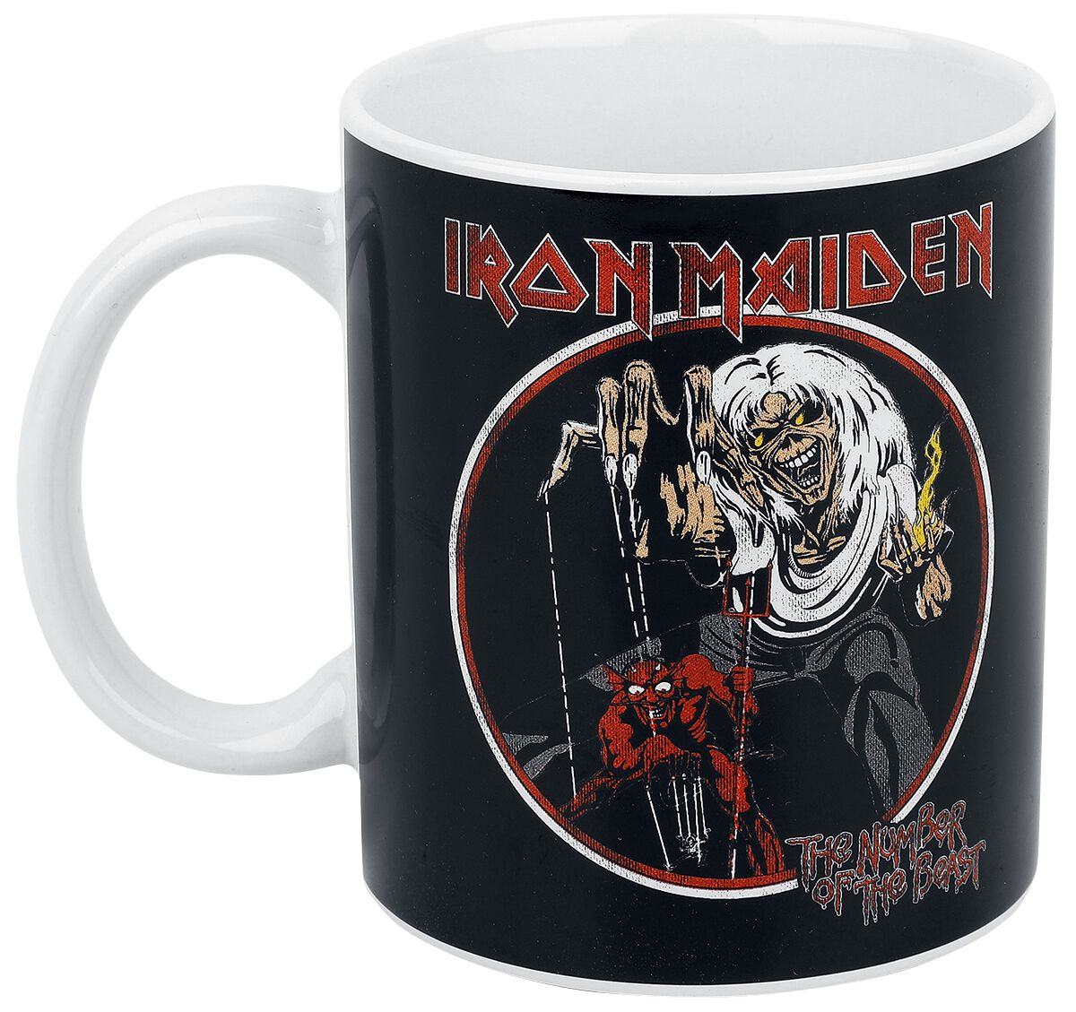 Mug  de Iron Maiden - The Number Of The Beast - pour Unisexe - noir - Iron Maiden