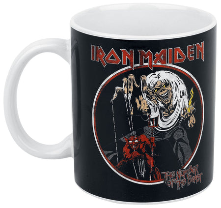 Mug  de Iron Maiden - The Number Of The Beast - pour Unisexe - noir - Iron Maiden