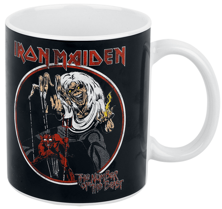 Mug  de Iron Maiden - The Number Of The Beast - pour Unisexe - noir - Iron Maiden - View 2