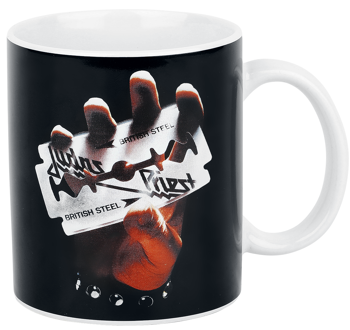 Mug  de Judas Priest - British Steel - pour Indifférent - noir - Judas Priest - View 2