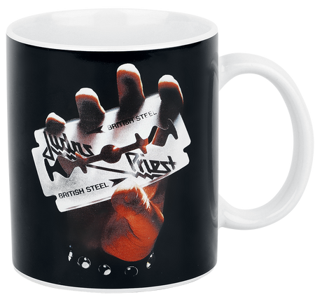 Mug  de Judas Priest - British Steel - pour Indifférent - noir - Judas Priest - View 2