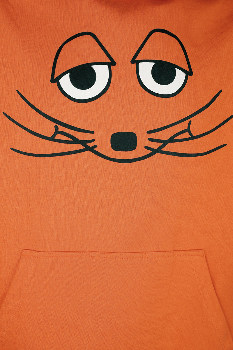 Sweat-shirt à capuche  de Die Sendung mit der Maus - La Souris - S à 3XL - pour Homme - orange - Die Sendung mit der Maus - View 2