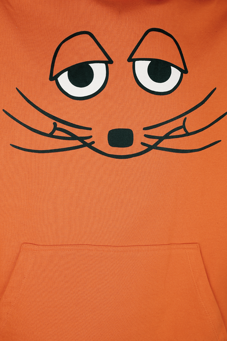 Sweat-shirt à capuche  de Die Sendung mit der Maus - La Souris - S à 3XL - pour Homme - orange - Die Sendung mit der Maus - View 2