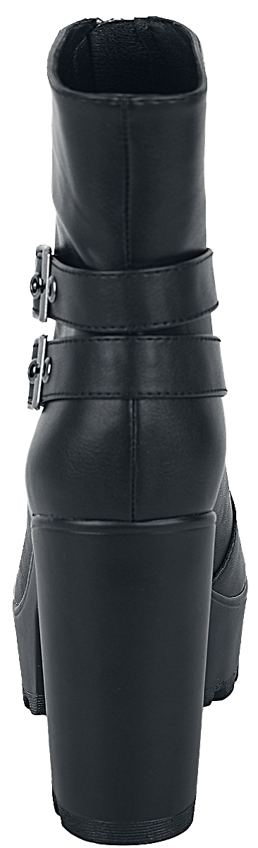 Bottes Gothic de Black Premium by EMP - Bottines Bouts Ouvert Zippées - EU38 à EU41 - pour Femme - noir - Black Premium by EMP - View 2