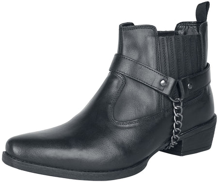 Bottes de motard  de Rock Rebel by EMP - Bottines Biker - EU37 à EU38 - pour Femme - noir - Rock Rebel by EMP