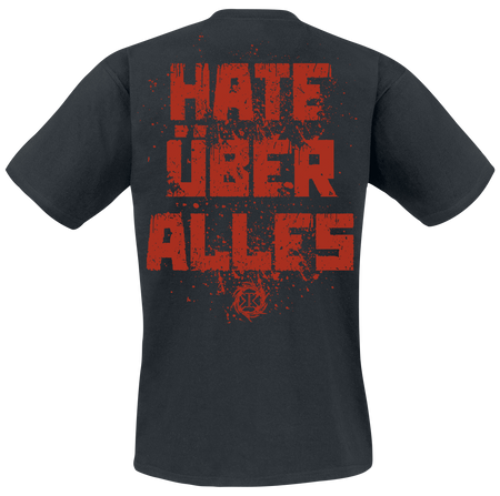 T-Shirt Manches courtes  de Kreator - Hate Über Alles Logo - S à 3XL - pour Homme - noir - Kreator - View 2