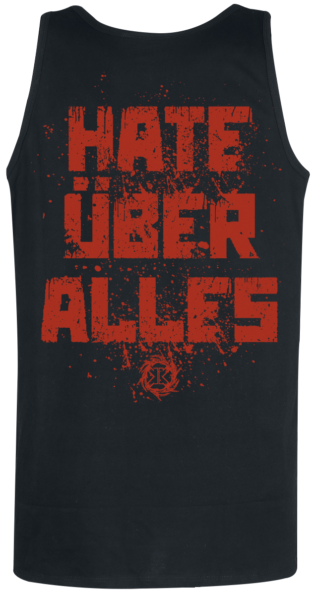 Débardeur  de Kreator - Hate Über Alles Logo - S à XXL - pour Homme - noir - Kreator - View 2
