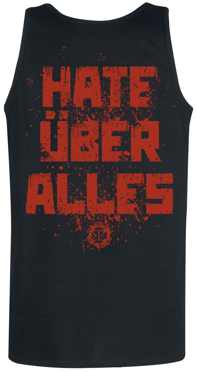 Débardeur  de Kreator - Hate Über Alles Logo - S à XXL - pour Homme - noir - Kreator - View 2