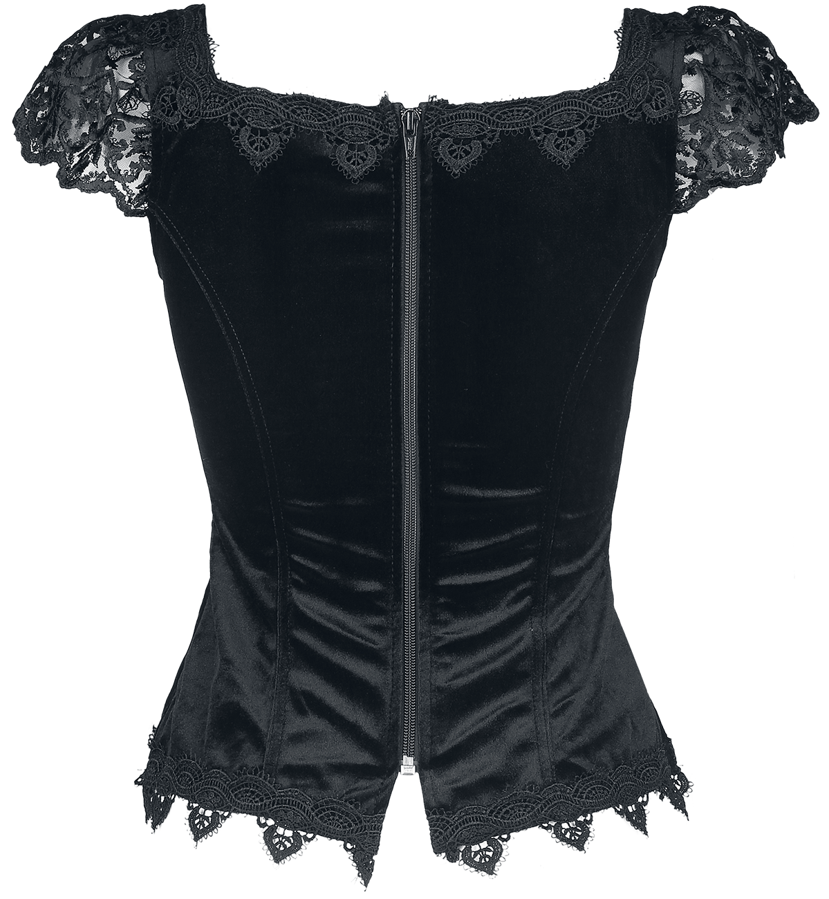 Top Gothic de Sinister Gothic - Top De Style Gothique - XS à XXL - pour Femme - noir - Sinister Gothic - View 2