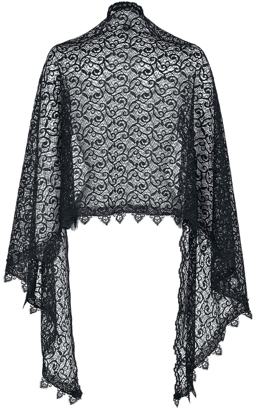 Foulard Rockabilly de Sinister Gothic - Écharpe Gothic - pour Femme - noir - Sinister Gothic - View 2