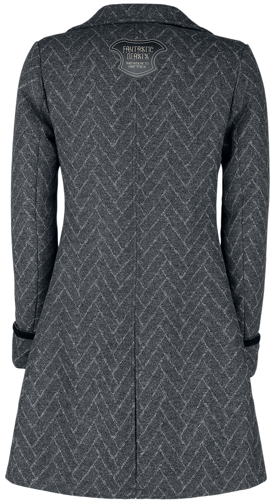 Manteau d'hiver  de Les Animaux Fantastiques - Les Animaux Fantasitques 3 - Norbert Dragonneau - S à M - pour Femme - anthracite - Les Animaux Fantastiques - View 2