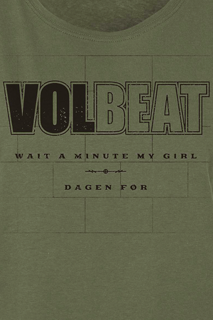 T-Shirt Manches courtes  de Volbeat - Wait A Minute My Girl - S à XL - pour Femme - sable - Volbeat - View 2
