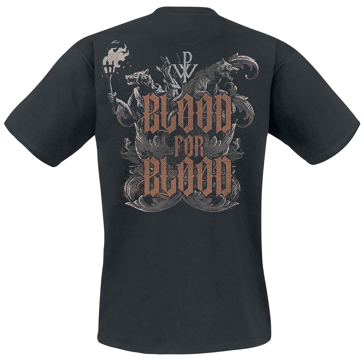 T-Shirt Manches courtes  de Powerwolf - Knights And Wolves - S à 5XL - pour Homme - noir - Powerwolf - View 2