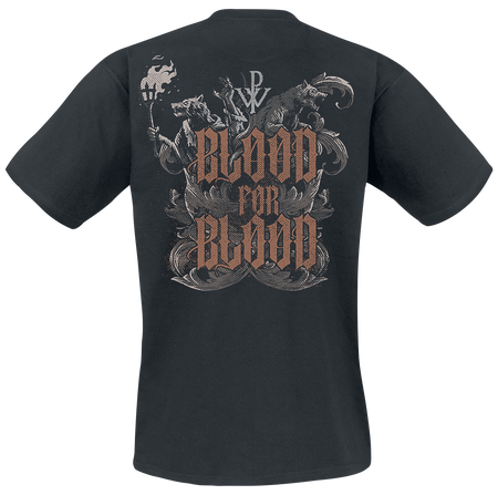 T-Shirt Manches courtes  de Powerwolf - Knights And Wolves - S à 5XL - pour Homme - noir - Powerwolf - View 2