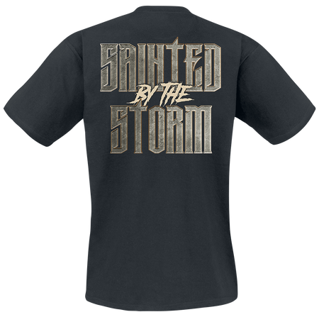 T-Shirt Manches courtes  de Powerwolf - Sainted By The Storm - S à 3XL - pour Homme - noir - Powerwolf - View 2