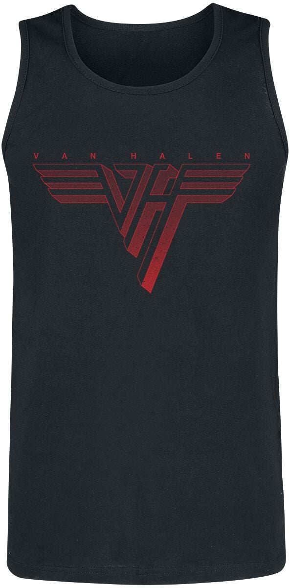 Débardeur  de Van Halen - Classic Red Logo - S à 3XL - pour Homme - noir - Van Halen