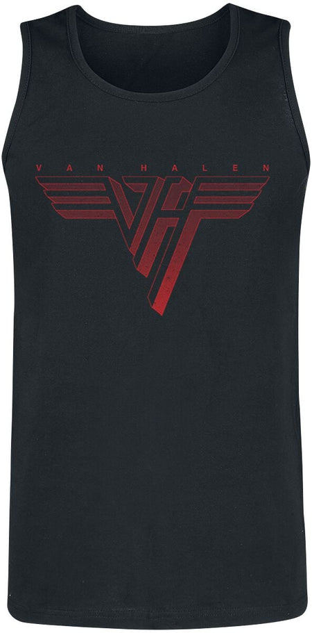 Débardeur  de Van Halen - Classic Red Logo - S à 3XL - pour Homme - noir - Van Halen