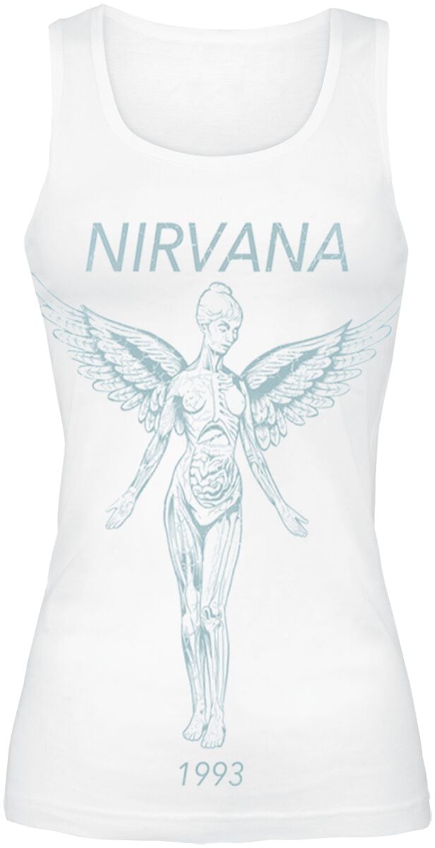 Top  de Nirvana - Angel - S à XXL - pour Femme - blanc - Nirvana