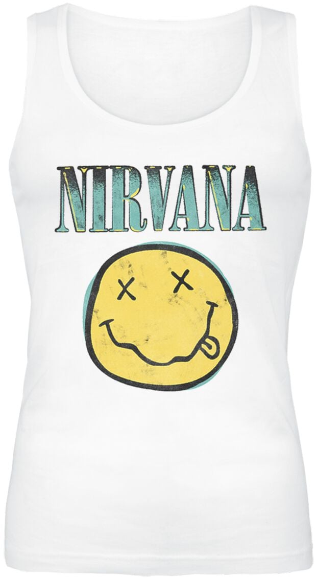 Top  de Nirvana - Bootleg Aqua - S à XXL - pour Femme - blanc - Nirvana