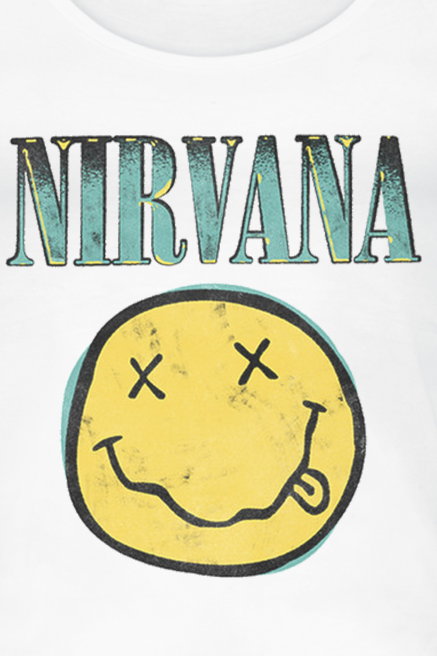 Top  de Nirvana - Bootleg Aqua - S à XXL - pour Femme - blanc - Nirvana - View 2