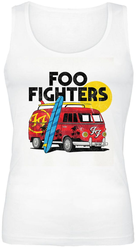 Top  de Foo Fighters - Van - S à XXL - pour Femme - blanc - Foo Fighters
