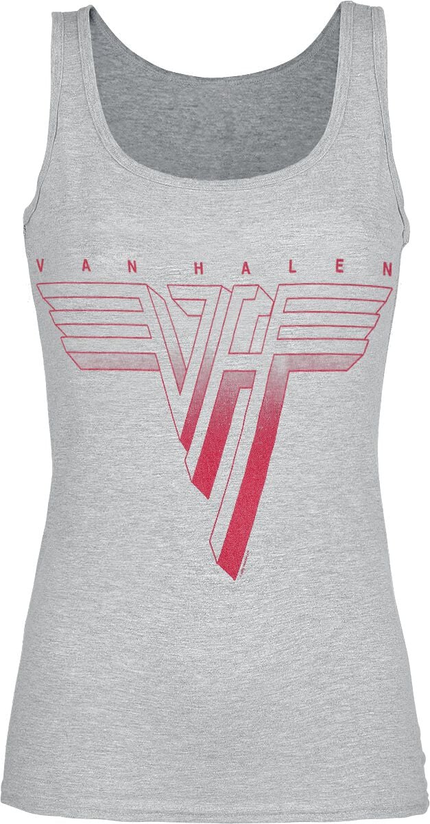 Top  de Van Halen - Red Logo - S à XXL - pour Femme - gris chiné - Van Halen