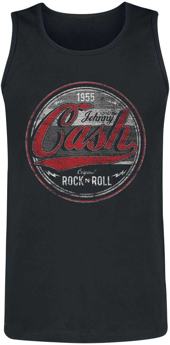 Débardeur  de Johnny Cash - Rock And Roll - S à 3XL - pour Homme - noir - Johnny Cash