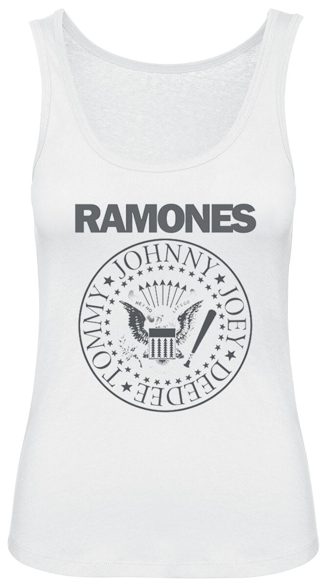 Top  de Ramones - Seal - XS à XXL - pour Femme - blanc - Ramones