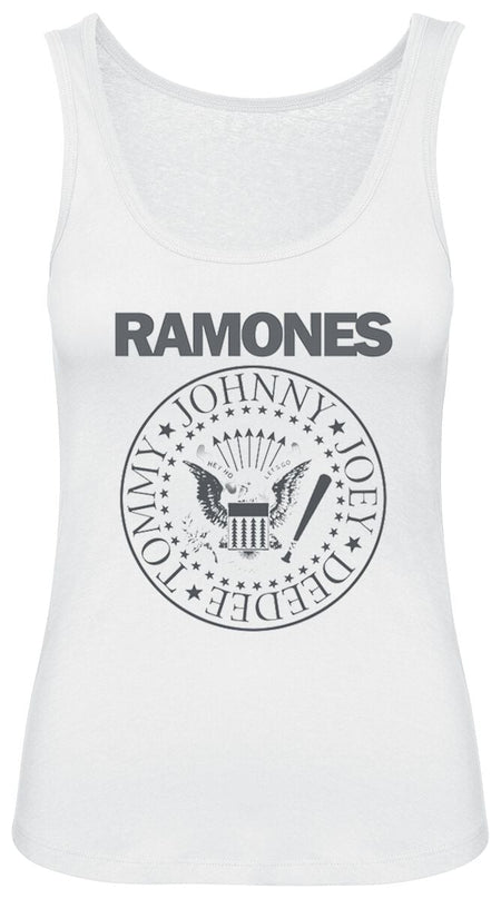 Top  de Ramones - Seal - XS à XXL - pour Femme - blanc - Ramones