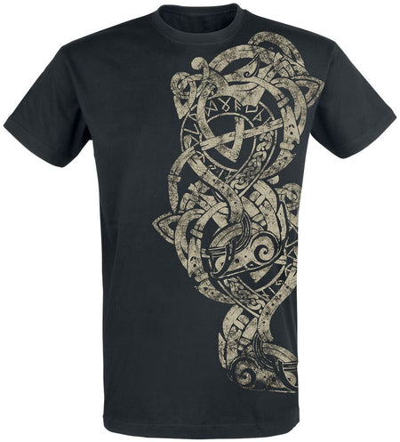 T-Shirt Manches courtes  de Outer Vision - Tattoo - S à 4XL - pour Homme - noir - Outer Vision