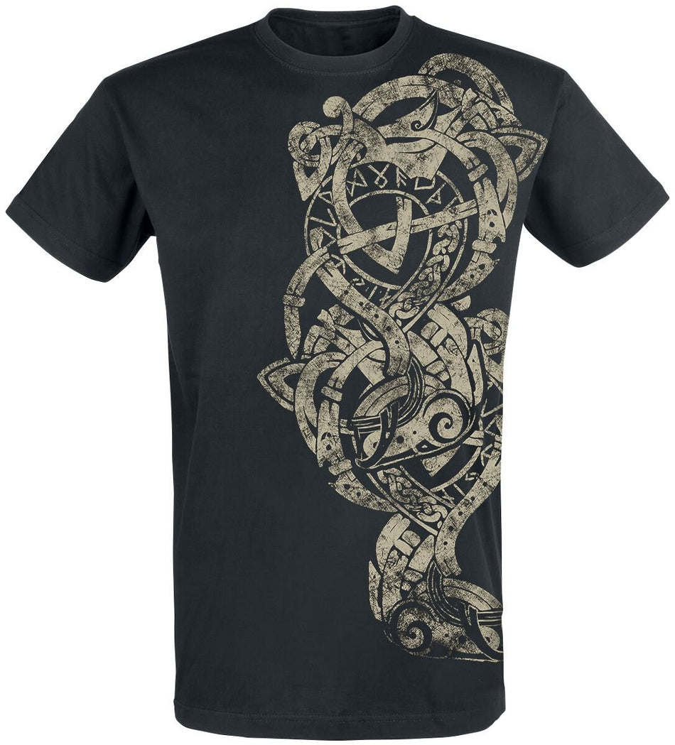 T-Shirt Manches courtes  de Outer Vision - Tattoo - S à 4XL - pour Homme - noir - Outer Vision