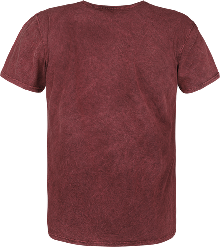 T-Shirt Manches courtes  de Outer Vision - Burned Tattoo - S à 4XL - pour Homme - rouge - Outer Vision - View 2