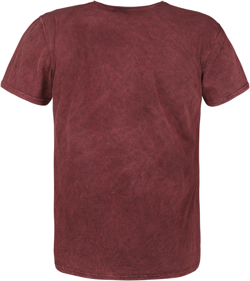 T-Shirt Manches courtes  de Outer Vision - Burned Tattoo - S à 4XL - pour Homme - rouge - Outer Vision - View 2
