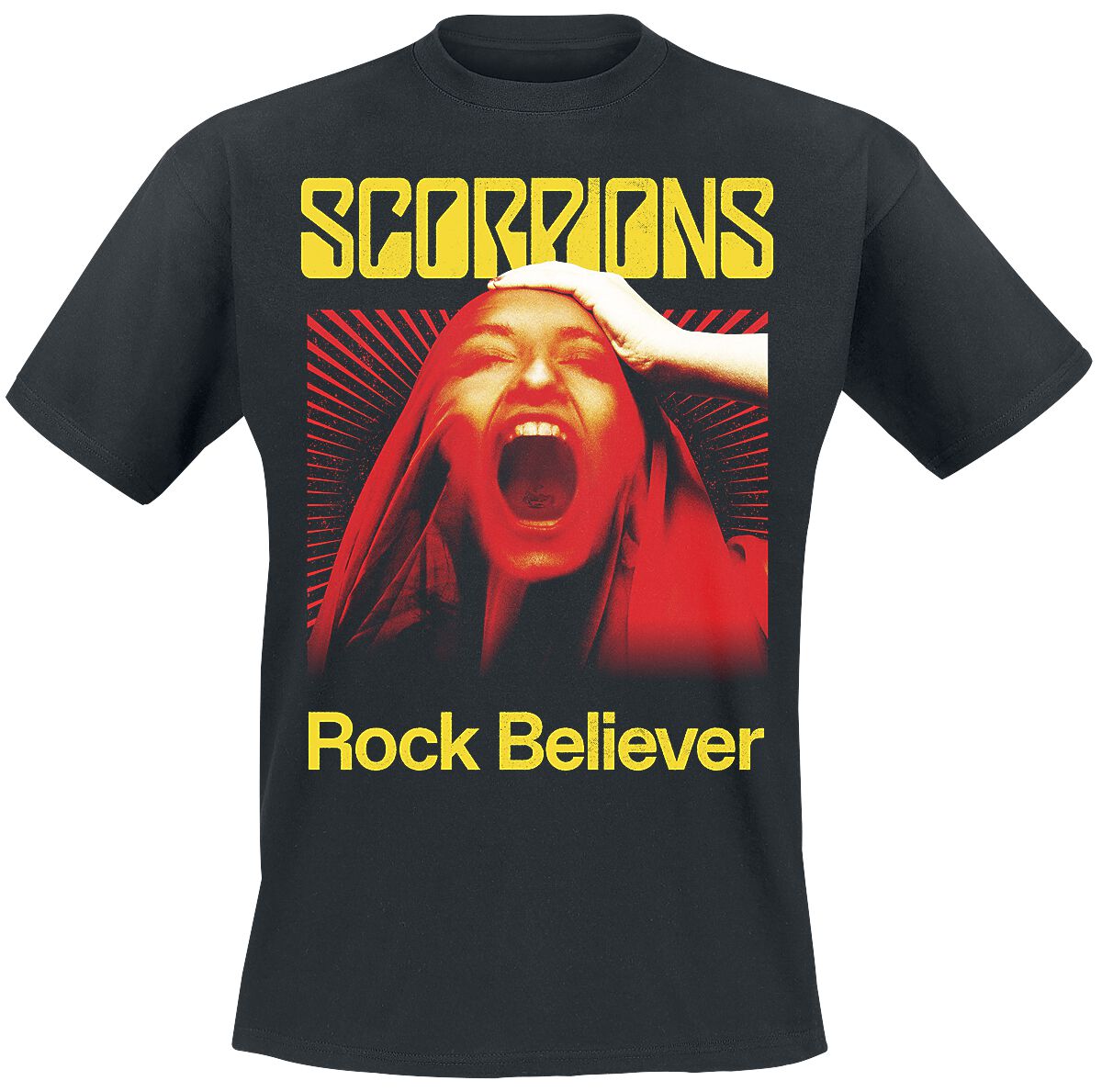 T-Shirt Manches courtes  de Scorpions - Rock Believer - L à XL - pour Homme - noir - Scorpions