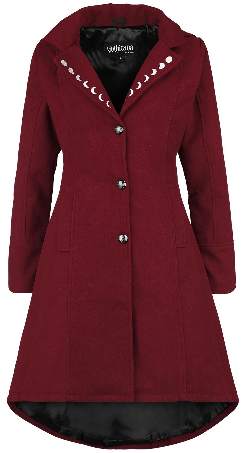 Manteaux Gothic de Gothicana by EMP - S à L - pour Femme - rouge - Gothicana by EMP