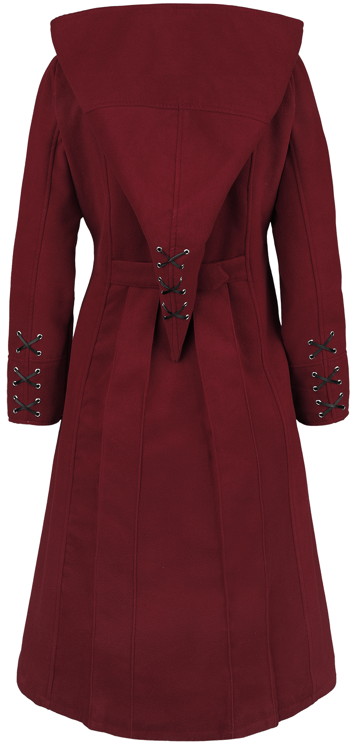 Manteaux Gothic de Gothicana by EMP - S à L - pour Femme - rouge - Gothicana by EMP - View 2