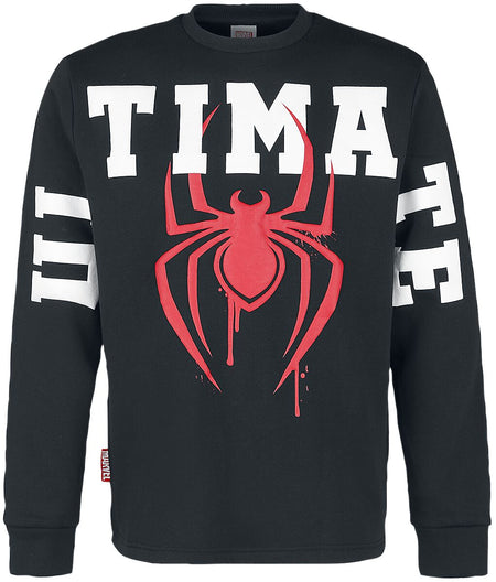 Sweat-shirt Disney de Spider-Man - Logo Ultimate - S à XXL - pour Homme - noir - Spider-Man