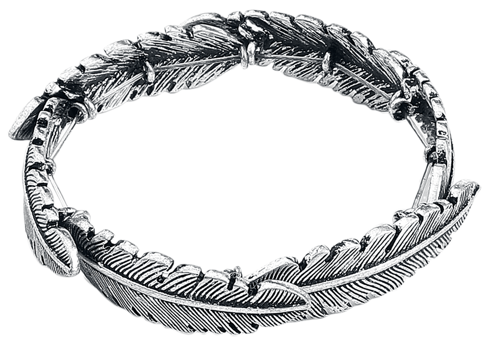 Bracelet  de Black Premium by EMP - Plumes - pour Femme - couleur argent - Black Premium by EMP - View 2