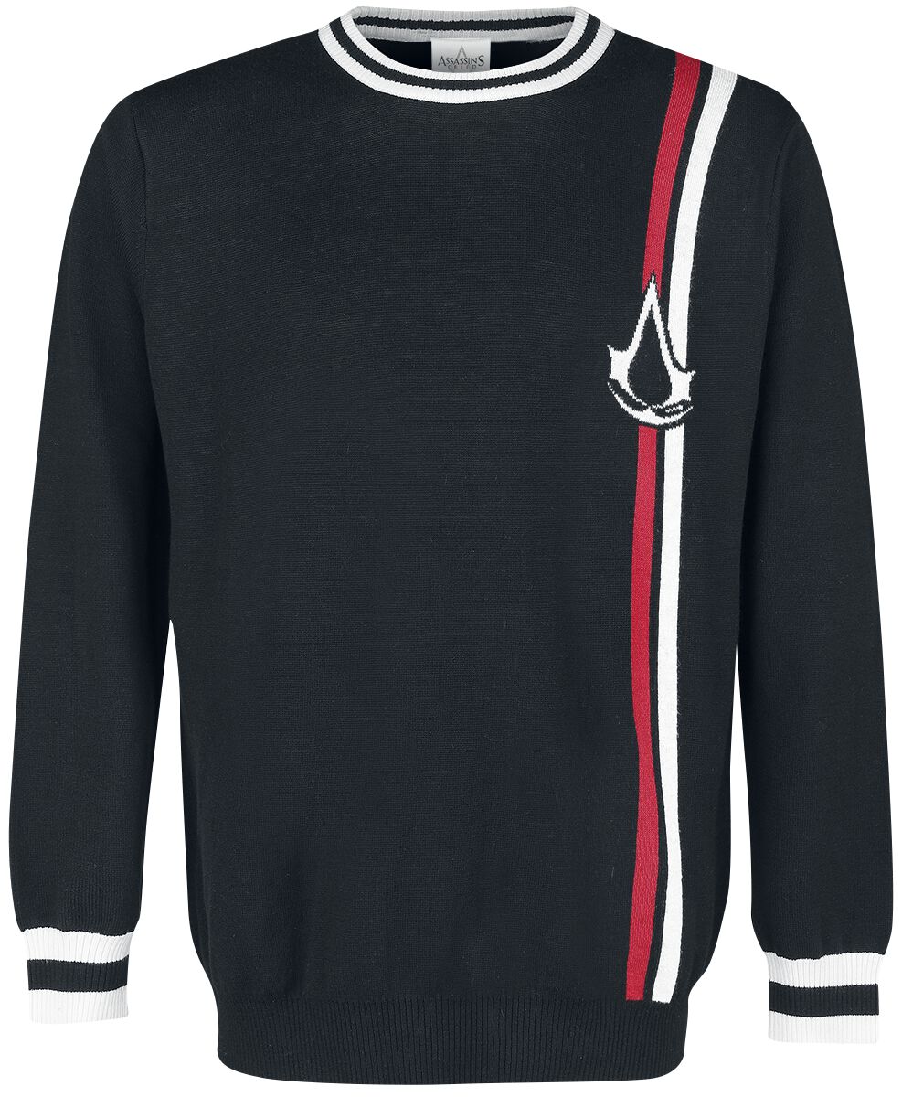 Pull tricoté Gaming de Assassin's Creed - Logo Classique - S à 3XL - pour Homme - noir - Assassin's Creed