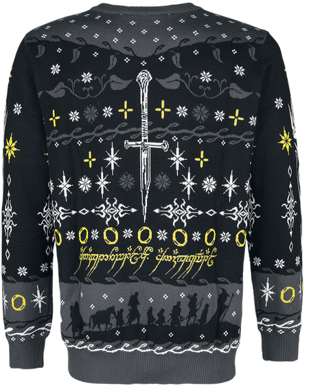 Pull de Noël  de Le Seigneur Des Anneaux - Arbre Du Gondor - S à 3XL - pour Homme - multicolore - Le Seigneur Des Anneaux - View 2