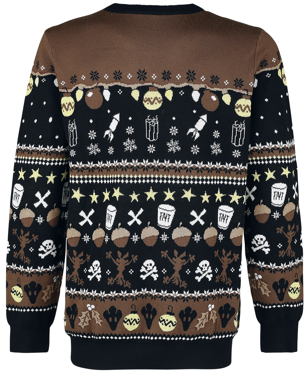 Pull de Noël  de Looney Tunes - Wile E Coyote - Genius - S à 3XL - pour Homme - multicolore - Looney Tunes - View 2