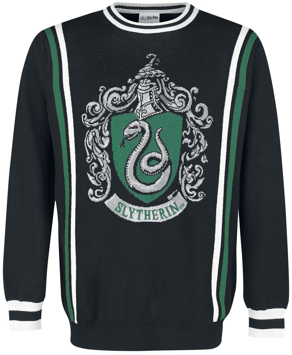 Pull tricoté  de Harry Potter - Serpentard - S à XL - pour Homme - multicolore - Harry Potter