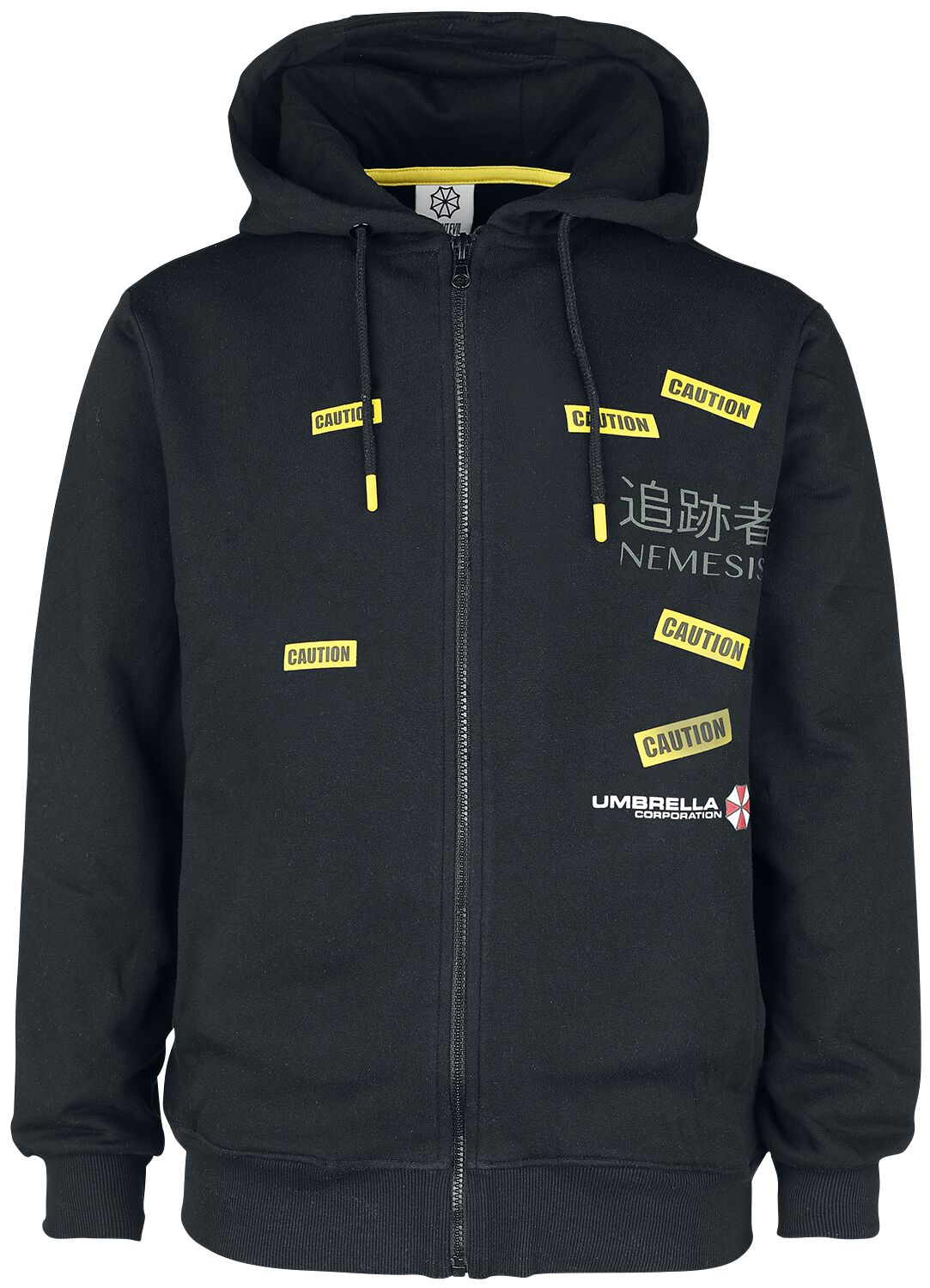 Sweat-shirt zippé à capuche Gaming de Resident Evil - Tyrant - S à XL - pour Homme - noir - Resident Evil