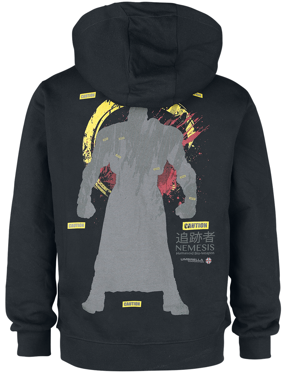Sweat-shirt zippé à capuche Gaming de Resident Evil - Tyrant - S à XL - pour Homme - noir - Resident Evil - View 2