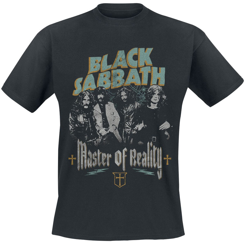 T-Shirt Manches courtes  de Black Sabbath - Master of reality - S à 3XL - pour Homme - noir - Black Sabbath